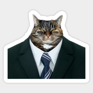 Business Cat Sticker